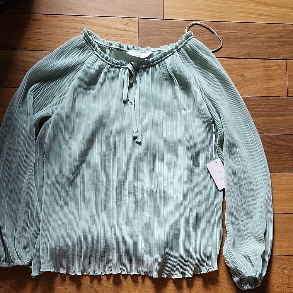 LC Lauren Conrad Sage Green Blouse